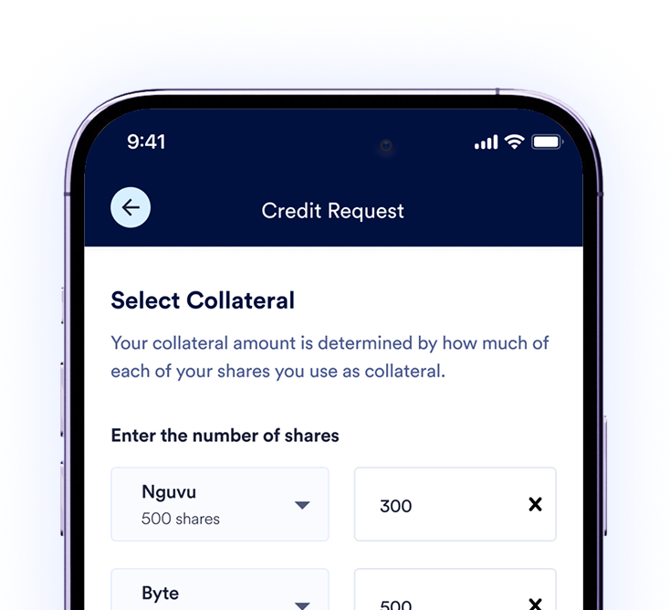 Choose eligible investments as collateral.