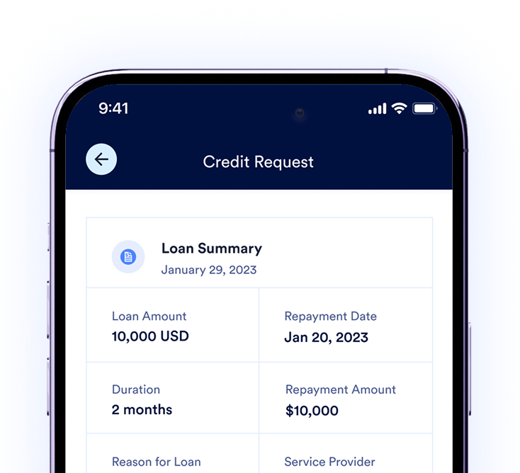 Get loan offers instantly.