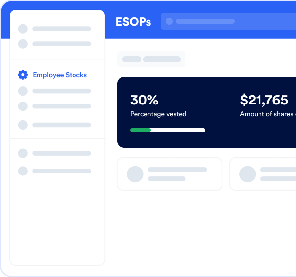 ESOPs dashboard